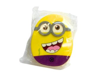Minion figure contact lens storage set, Colour: purple