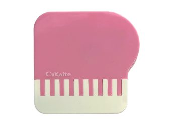 Piano pattern contact lens storage set, Colour: pink