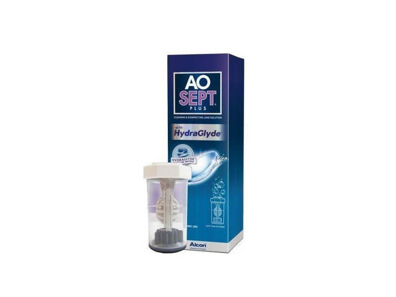 AoSept Plus with HydraGlyde otopina za kontaktne leće (90 ml)