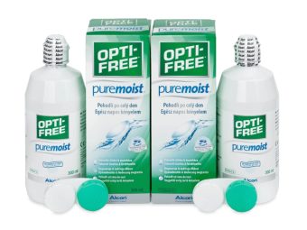 Opti-Free PureMoist otopina za kontaktne leće (2x300 ml)