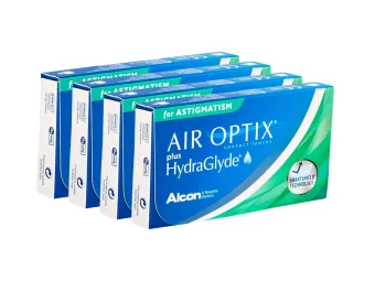 Air Optix Plus HydraGlyde for Astigmatism (24 leća)