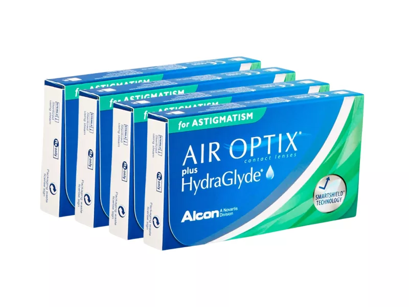 Air Optix Plus HydraGlyde for Astigmatism (24 leća)