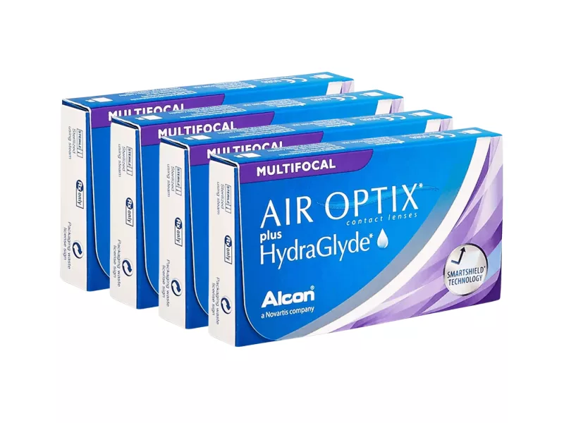 Air Optix Plus HydraGlyde Multifocal (24 leća)