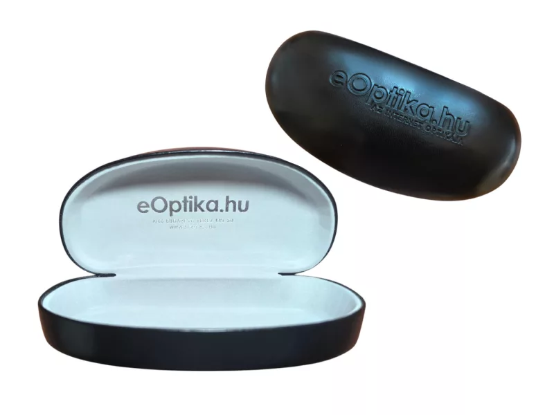 eOptika glasses case GM47 (Black/Silver)