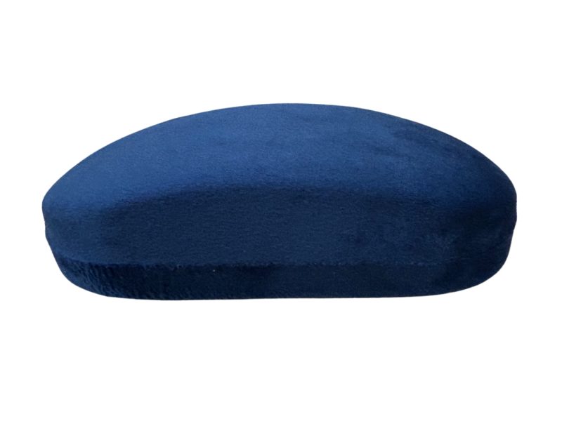 Glasses case velvet blue