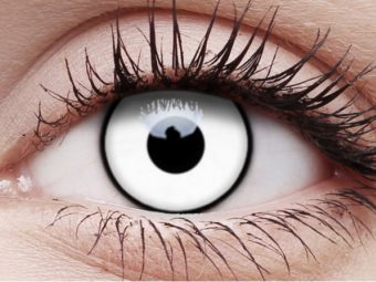 ColourVUE Crazy One-Day White Zombie (2 leća)