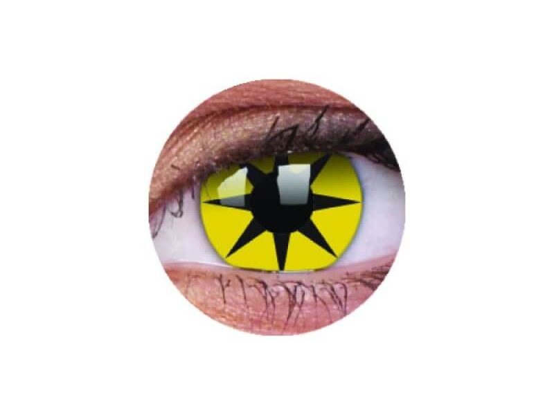 ColourVUE Crazy Yellow Star (2 leća)