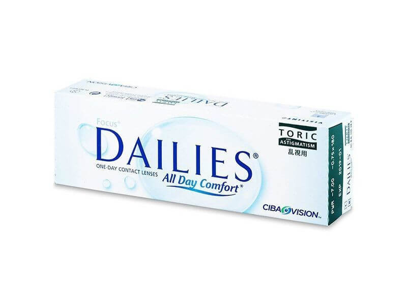 Focus Dailies All Day Comfort Toric kontaktne leće (30 leća)
